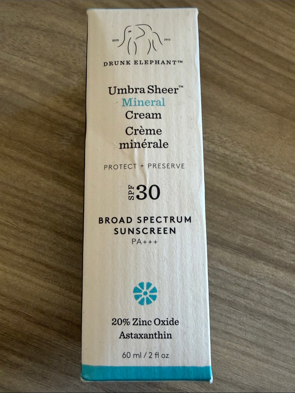 Drunk Elephant Umbra Sheer Mineral Cream SPF 30 -